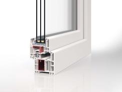 PaXplus 4 Kunststoff-Fenster Profilschnitt