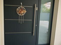 Neubau Wohnhaus Gera mit Haustür in anthrazit 