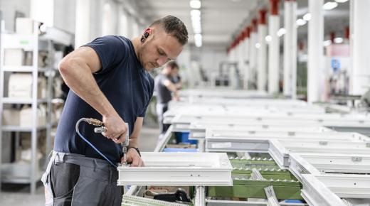 Produktion in Rositz